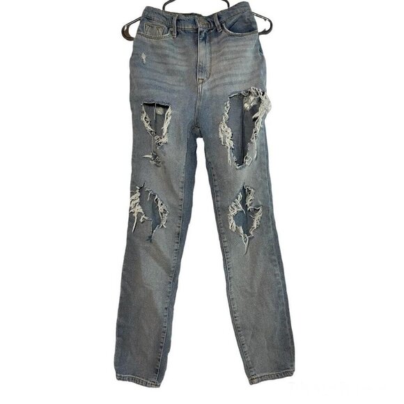 BDG Distressed Mom High Rise Jean size 24 - Picture 2 of 8